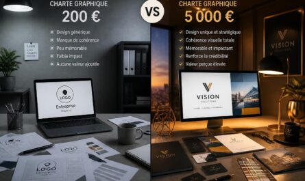 découvrez les différences clés entre une charte graphique à 200 € et à 5 000 € et comment ce choix impacte réellement l'image et la croissance de votre entreprise.