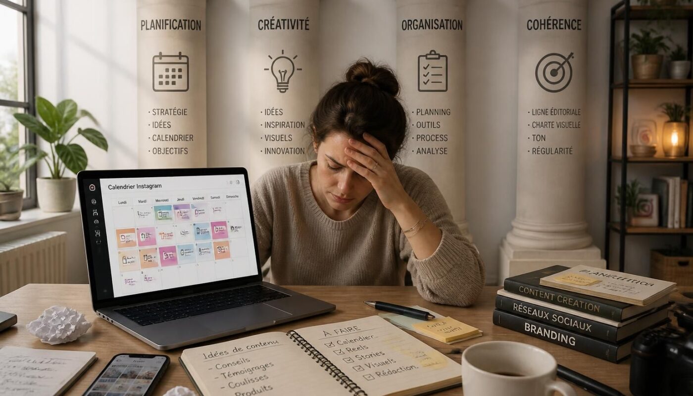 découvrez pourquoi gérer votre calendrier éditorial instagram peut être épuisant et comment la méthode des 4 piliers peut vous aider à simplifier et optimiser votre stratégie de contenu.