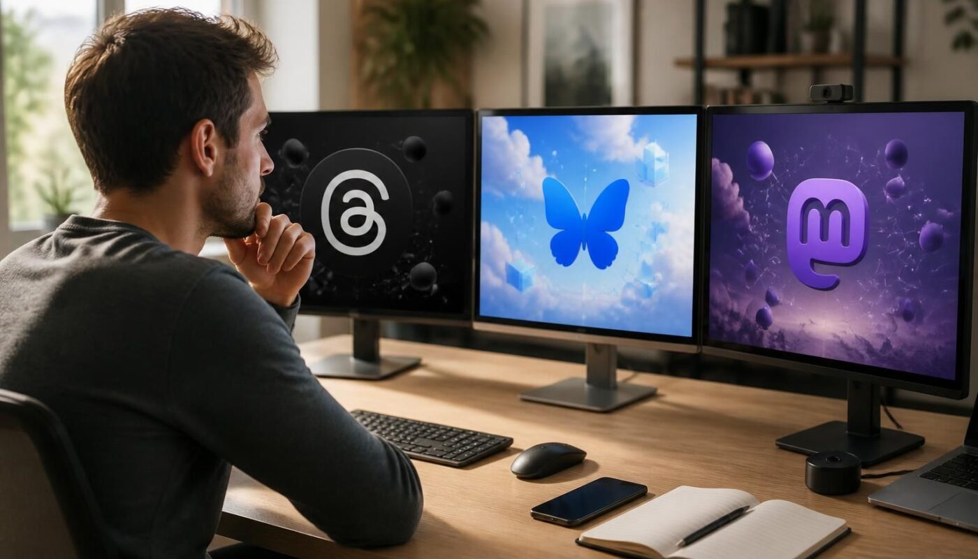 découvrez les différences entre threads, bluesky et mastodon pour choisir la meilleure plateforme où investir si vous quittez x.