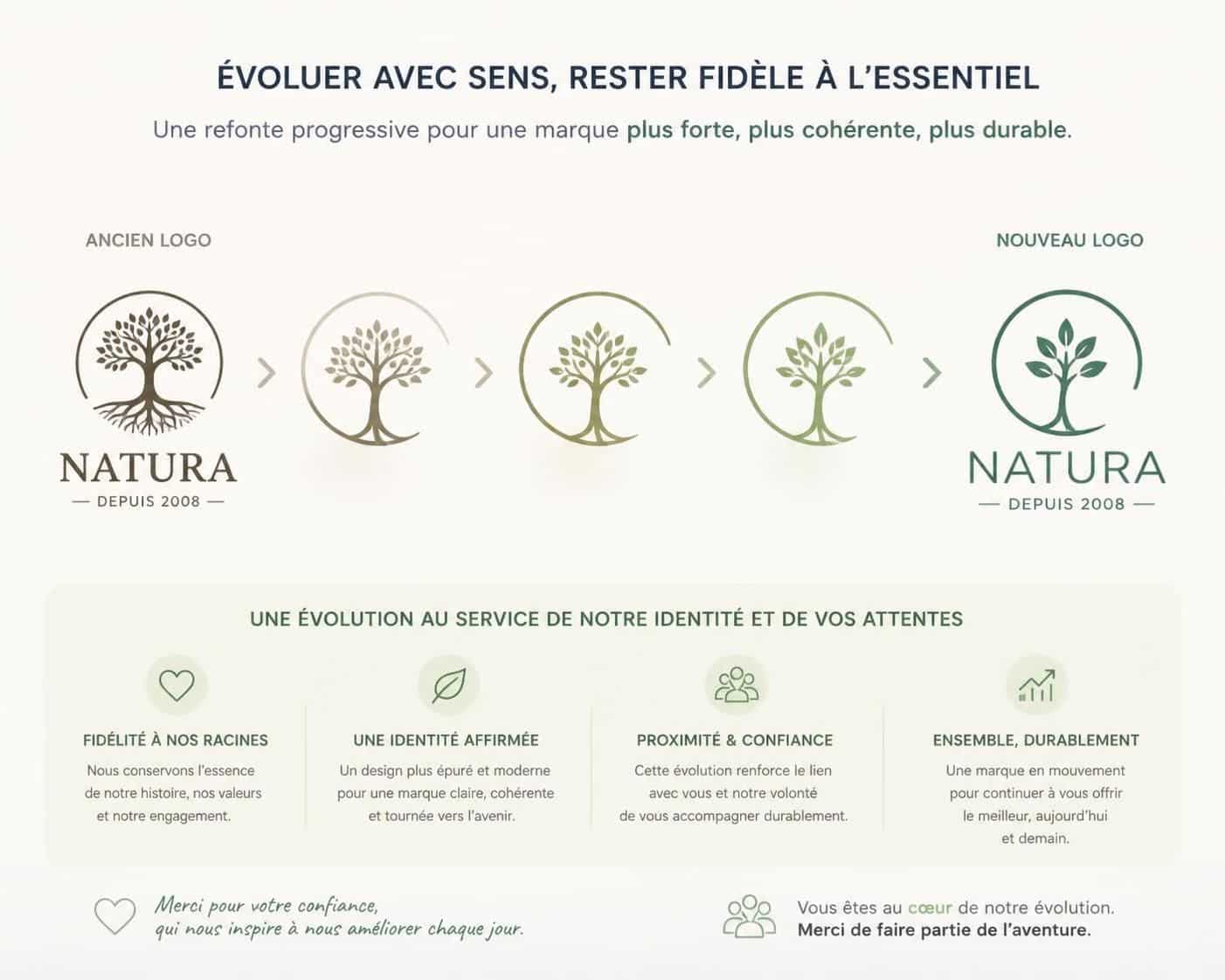 d&eacute;couvrez comment refondre votre logo en 3 phases progressives sans perdre votre client&egrave;le et assurez une transition r&eacute;ussie pour votre marque.